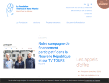 Tablet Screenshot of fondation-planiol.fr
